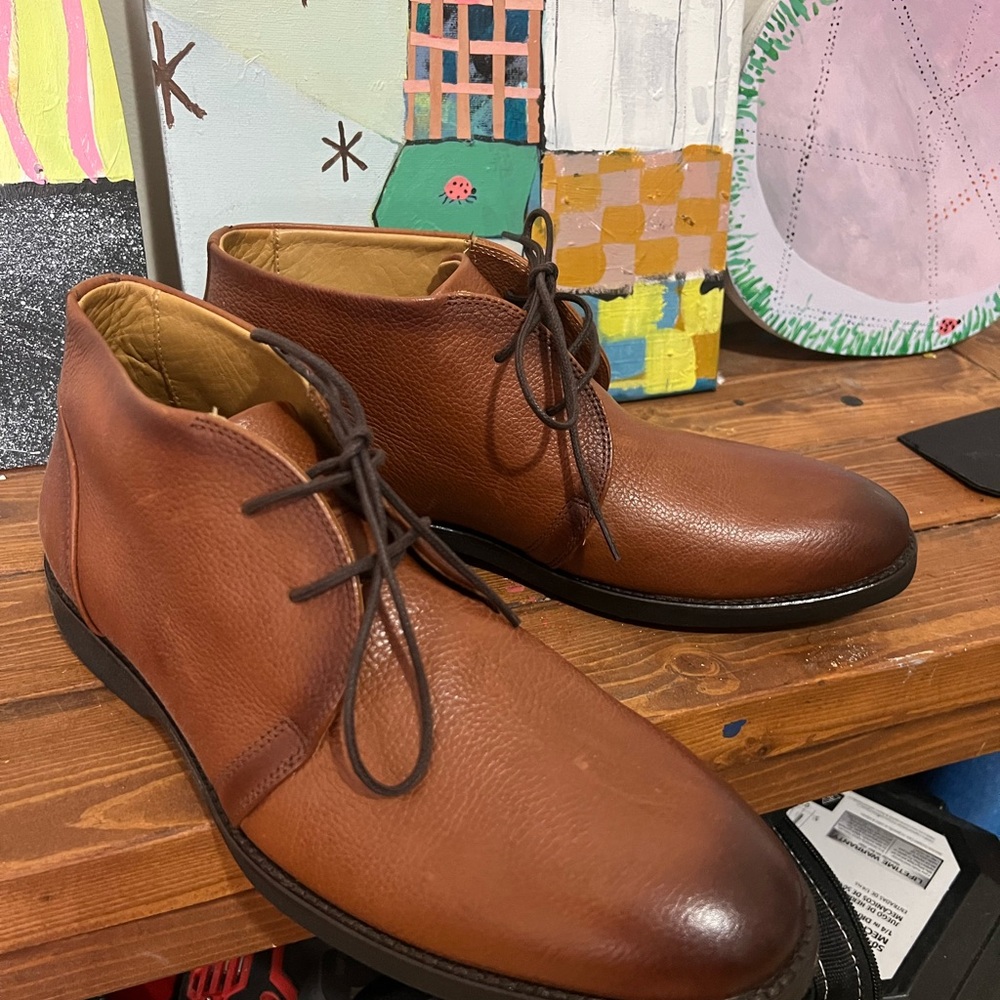 Grain Leather Marcc Joseph Chukka boots sz 9 NWOB